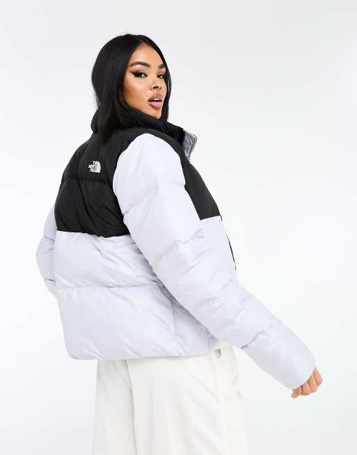 The North Face Acamarachi oversized puffer jacket in black Exclusive at  ASOS