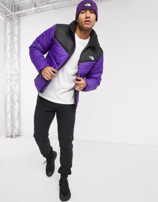 north face jacket purple mens