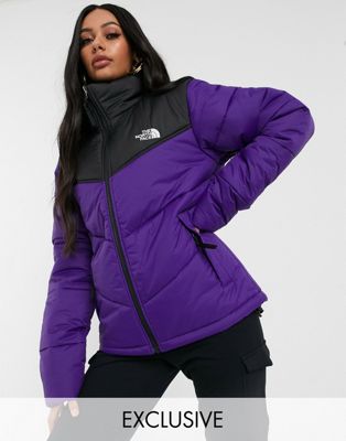 the north face purple coat