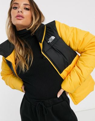 north face jacket womens yellow