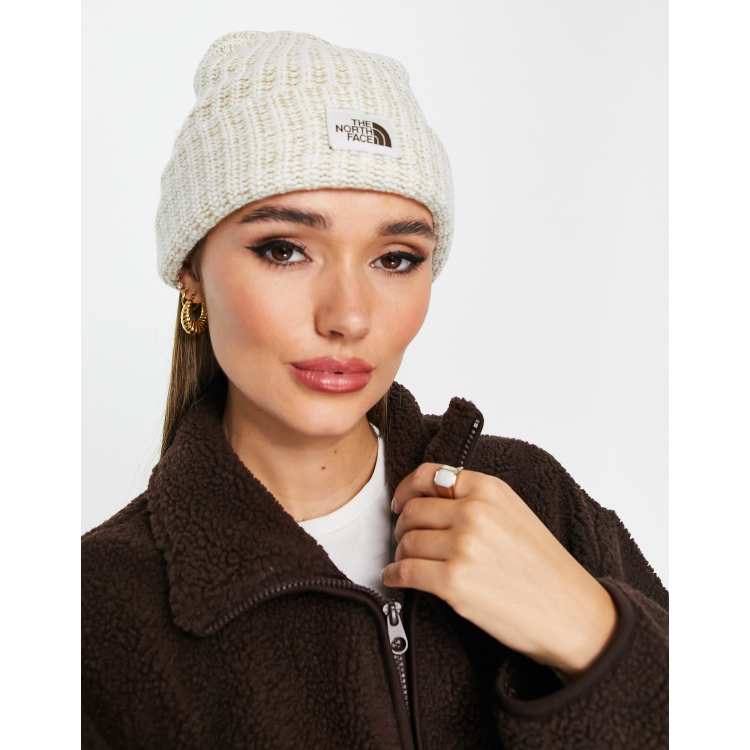 The North Face Salty Bae beanie cream ASOS