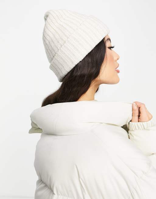 Bonnets The North Face  Bonnet City Coziest Gardénia Blanc Femme