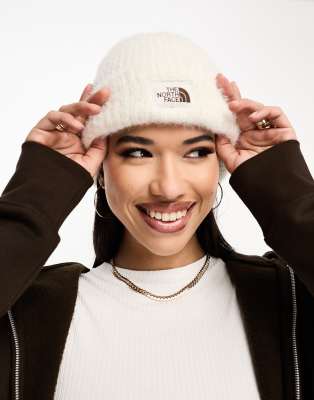 The North Face Salty Bae Beanie In White In White