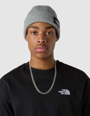 The North Face - Salty - Bonnet doublé - Gris clair chiné