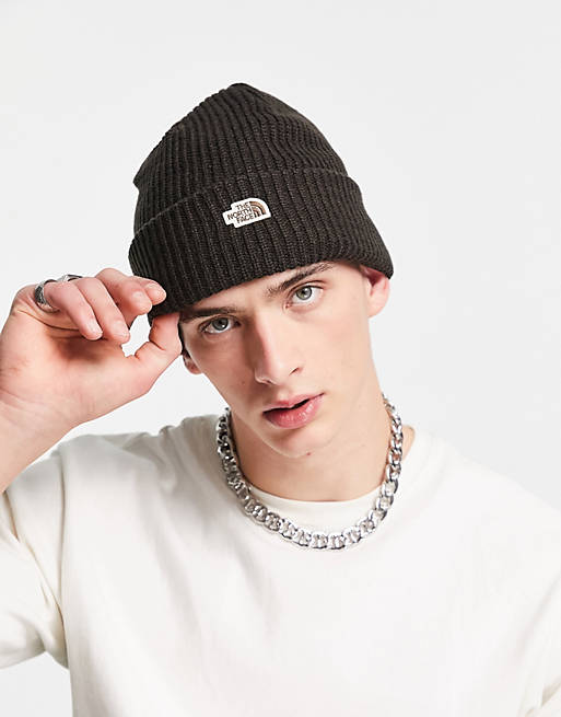 Verliefd terugbetaling atomair The North Face - Salty Dog - Beanie in bruin | ASOS