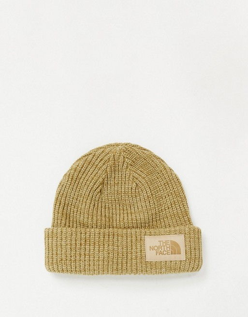 The North Face Salty Dog beanie in khaki
