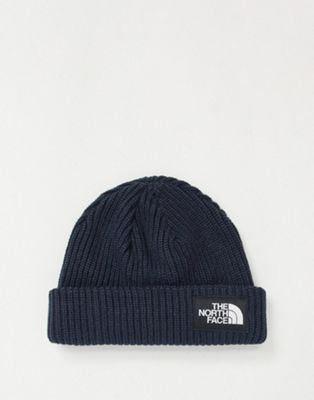 The North Face Salty Dog beanie in navy 