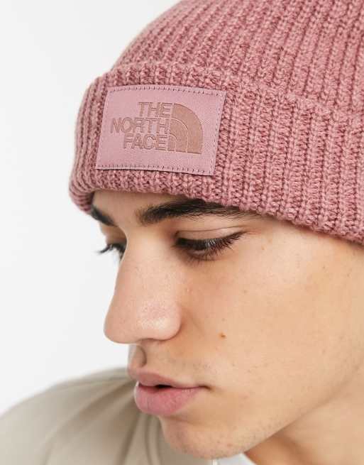 The North Face Salty Dog beanie in pink ASOS