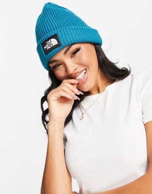 The North Face Salty Dog beanie in teal  - ASOS Price Checker