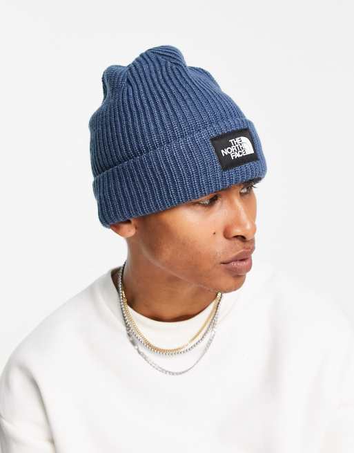 The North Face - Salty - Gevoerde beanie in marineblauw