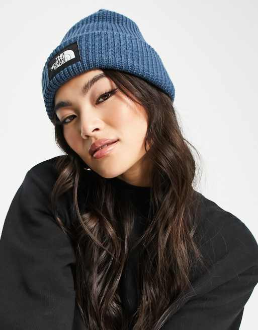 The North Face - Salty - Gevoerde beanie in marineblauw
