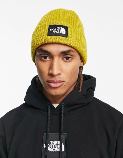 The North Face Salty lined beanie in gold | ASOS
