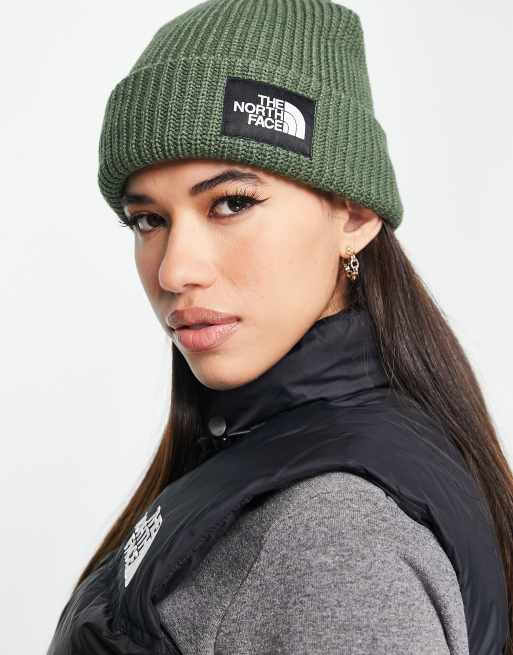 The North Face Salty lined beanie in khaki | ASOS