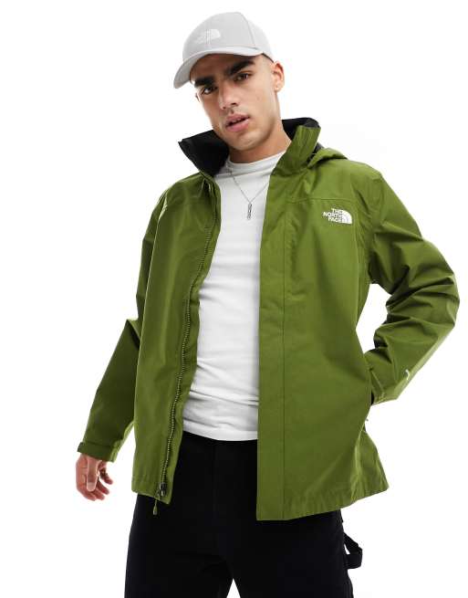 The North Face Sangro logo jacket in olive | ASOS