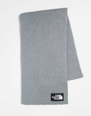 The North Face - Schal mit Box-Logo in Grau
