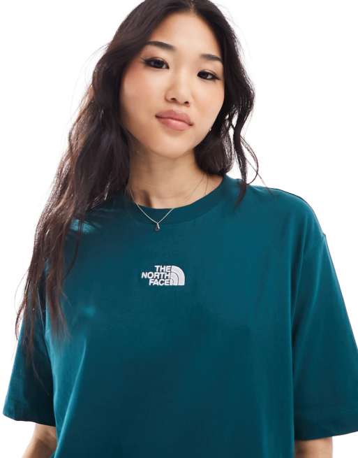 The North Face Schweres Oversize T Shirt in Grun exklusiv bei ASOS