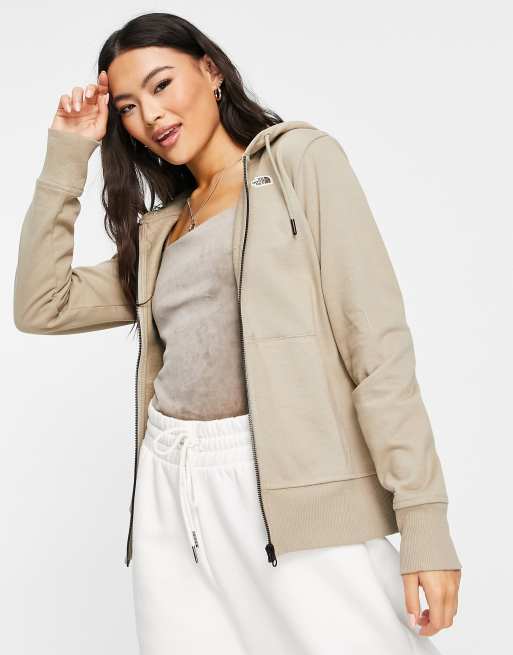The North Face Scrap Program hoodie in beige - BEIGE
