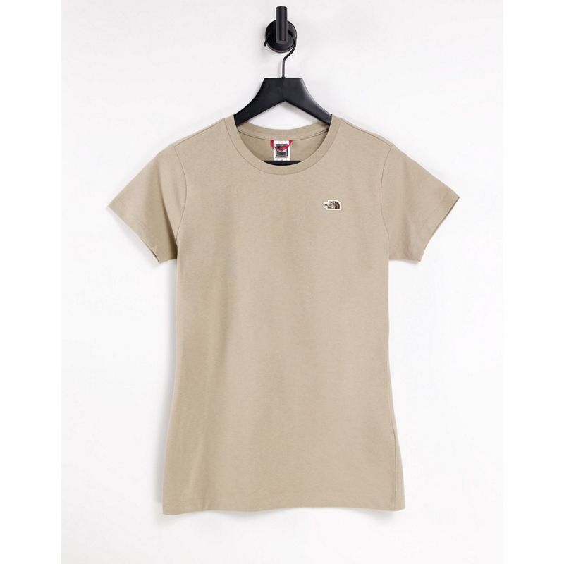 Activewear Top The North Face - Scrap Program - T-shirt beige in tessuto riciclato