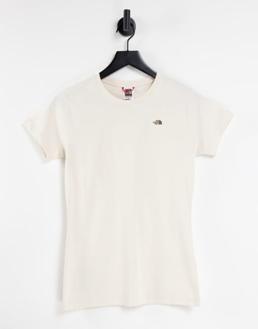 The North Face – Scrap Program – T-Shirt in Weiß - BEIGE