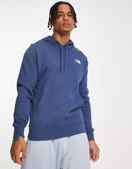 The North Face Seasonal back print hoodie in navy