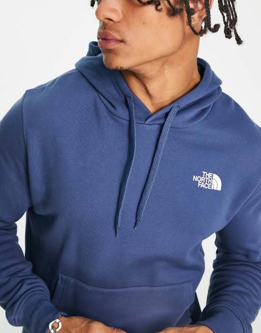 The North Face Seasonal back print hoodie in navy