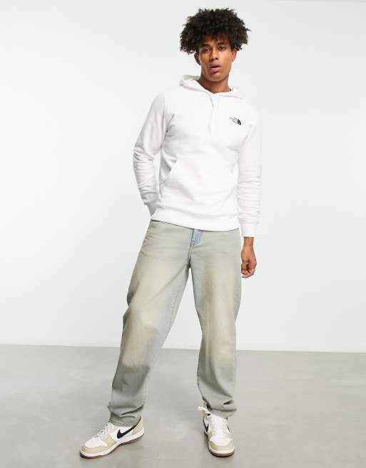 The North Face Seasonal back print hoodie in off white, 4 of 4