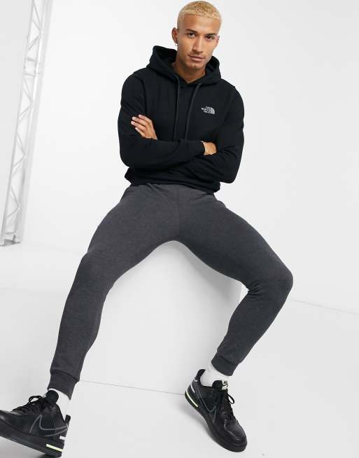 the north face seasonal drew peak hoodie in black