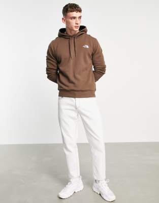 north face brown hoodie