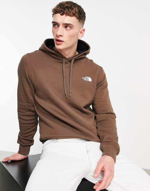 The north face brown on sale hoodie