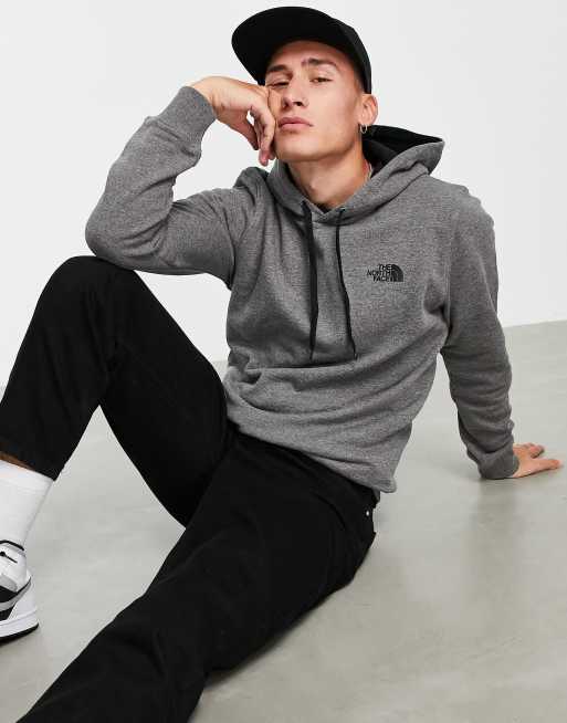 The north face outlet drew peak hoodie grey