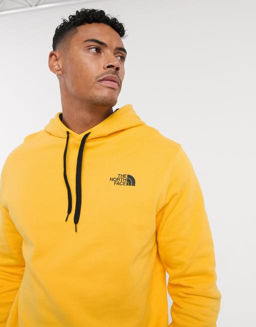 The North Face Seasonal Drew Peak hoodie in yellow ASOS