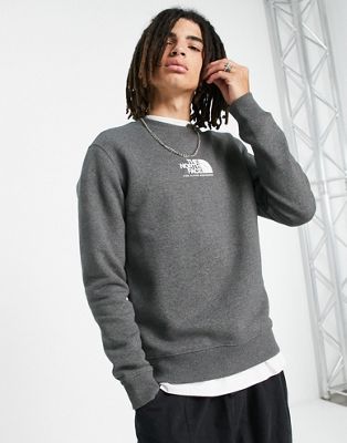 The North Face Seasonal Fine sweatshirt in grey - ASOS Price Checker