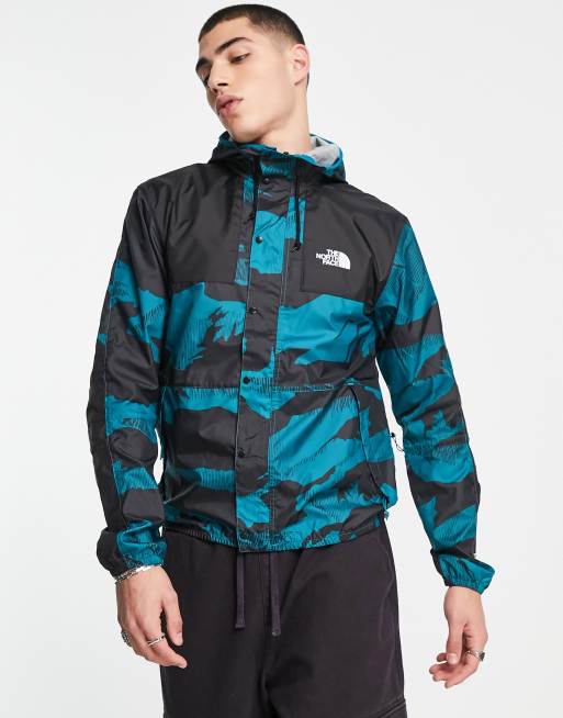 North face cheap jacket mountain print