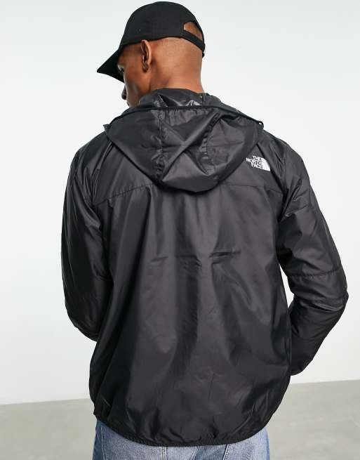 The North Face Seasonal Mountain water repellent jacket in khaki and black  - Exclusive at ASOS