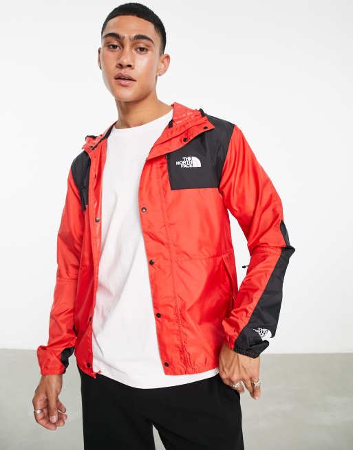 North face mountain jacket on sale red