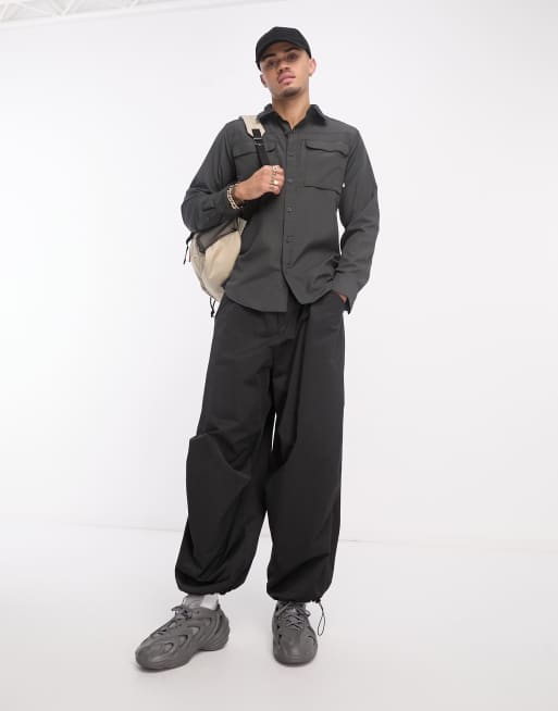 The North Face - Sequoia - Tech overhemd met lange mouwen in donkergrijs