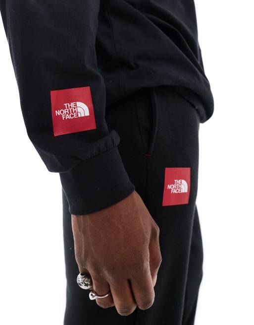 The North Face – Seven Summits Axys Redbox – Langärmliges Oversize-Shirt in Schwarz mit Logo, 3 von 4