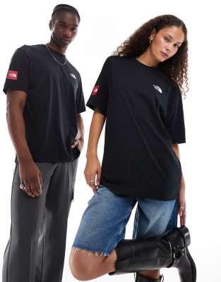 The North Face - Seven Summits Axys Redbox - Oversize-T-Shirt in Schwarz mit Logo