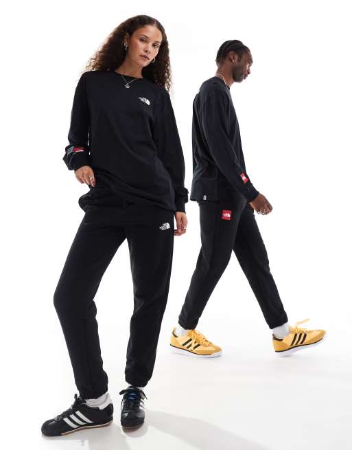 The North Face - Seven Summits Axys Redbox - Sorte oversized joggingbukser med logo