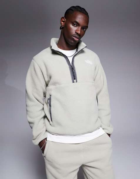 The North Face Seven Summits Fleeski 1/4 zip heavyweight fleece jacket in grey - view 1