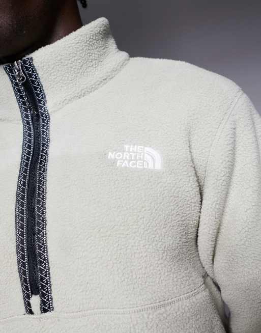The North Face Seven Summits Fleeski 1/4 zip heavyweight fleece jacket in grey, 3 of 4