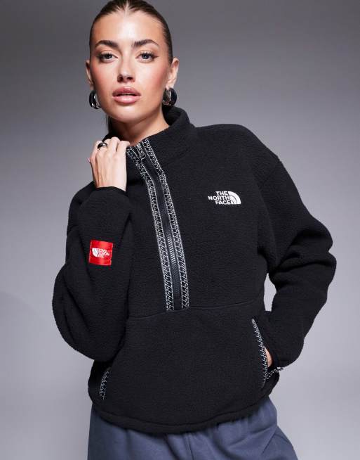 The North Face Women s Fleeski Y2K 1 4 Zip Pullover XS Black