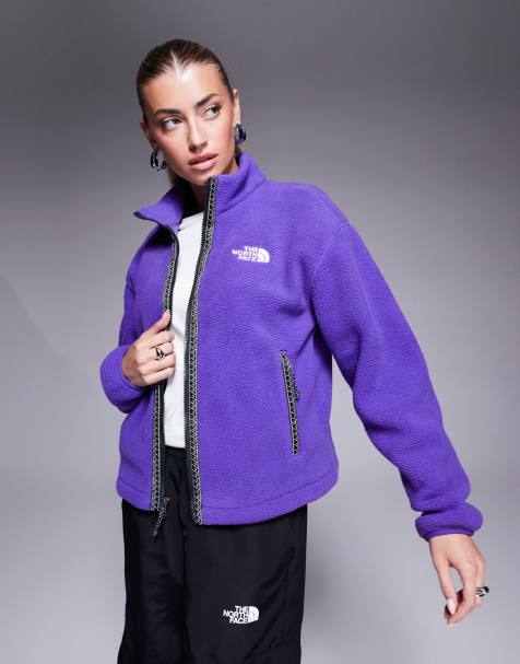 The North Face Seven Summits Fleeski heavyweight full zip fleece in purple - view 1