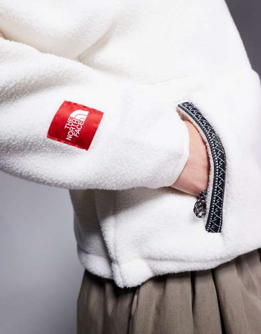 The North Face - Seven Summits Fleeski - Zware fleece met 1/4 rits in gebroken wit, 2 van 4