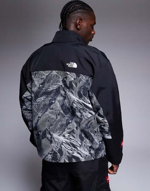 The North Face Seven Summits Himalayan zip jacket in grey mountain print ASOS