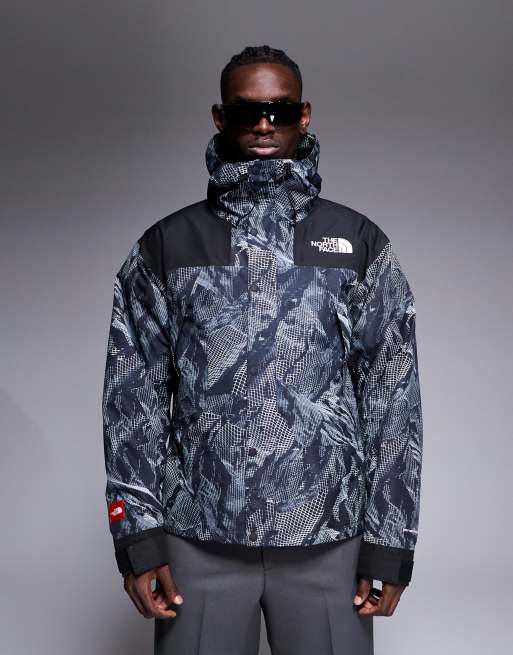 The North Face Seven Summits Mountain Mono Giacca grigia con stampa di montagna