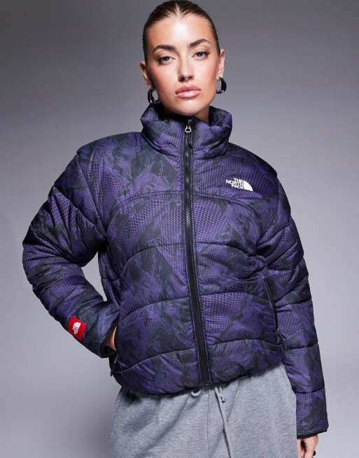 Orders the north face purple jacket