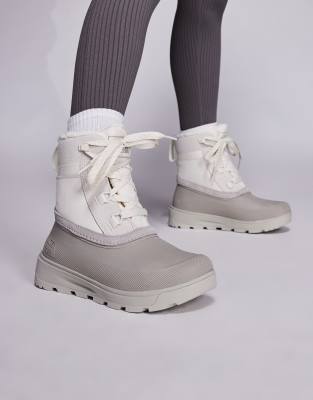 Shellista V - Bottes imperméables à lacets - Blanc 41