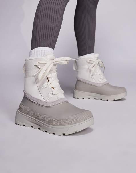 The North Face Shellista V lace waterproof boots in white - view 1