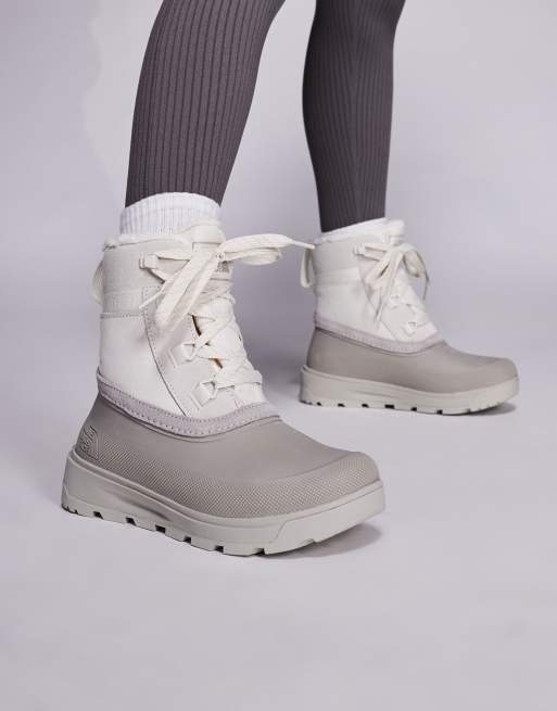 The North Face – Shellista V – Vita, vattentäta boots med snörning